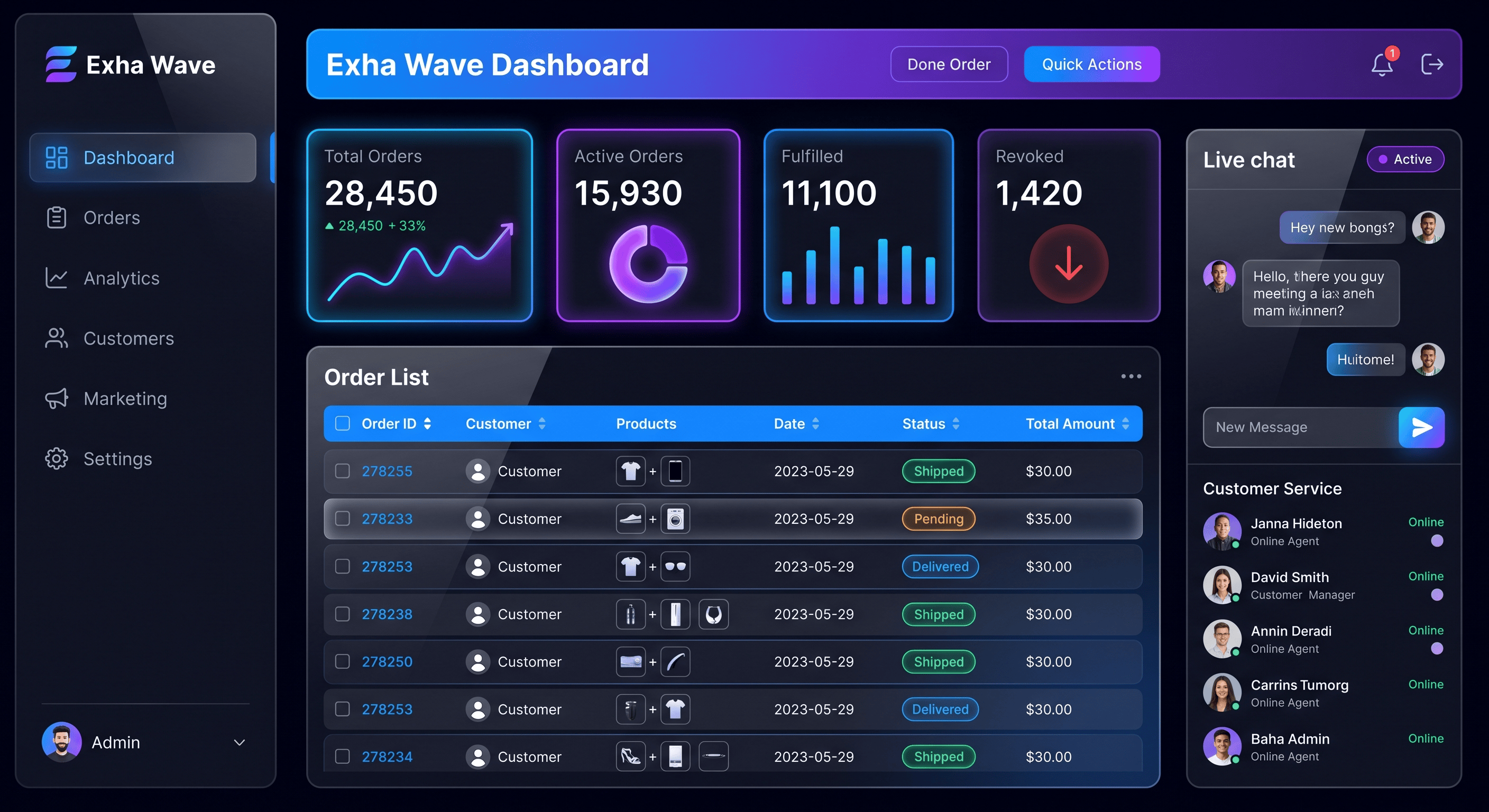 Preview Website Exha Wave